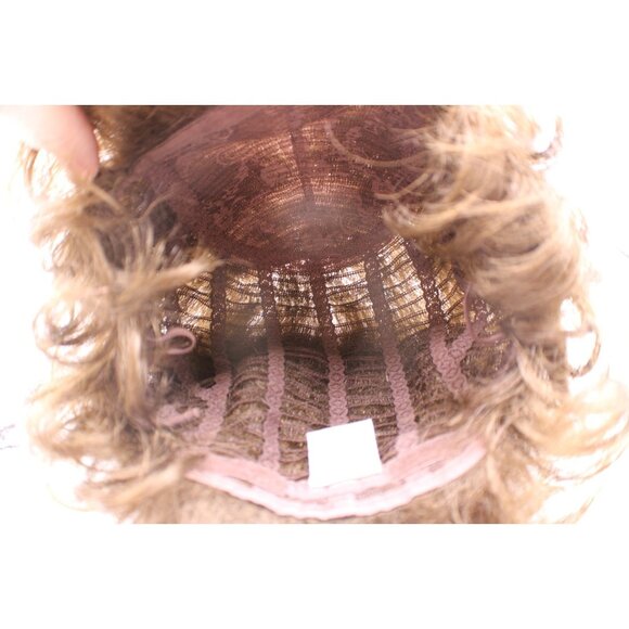 Paula Young Trisha Wig Color 8 AVG Golden Brown Brunette Short Wavy A5512 w/ Box - Picture 8 of 12